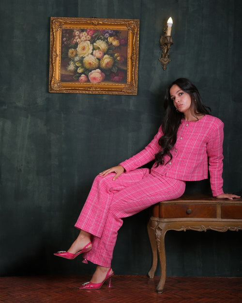 Blush Royale Tweed Set