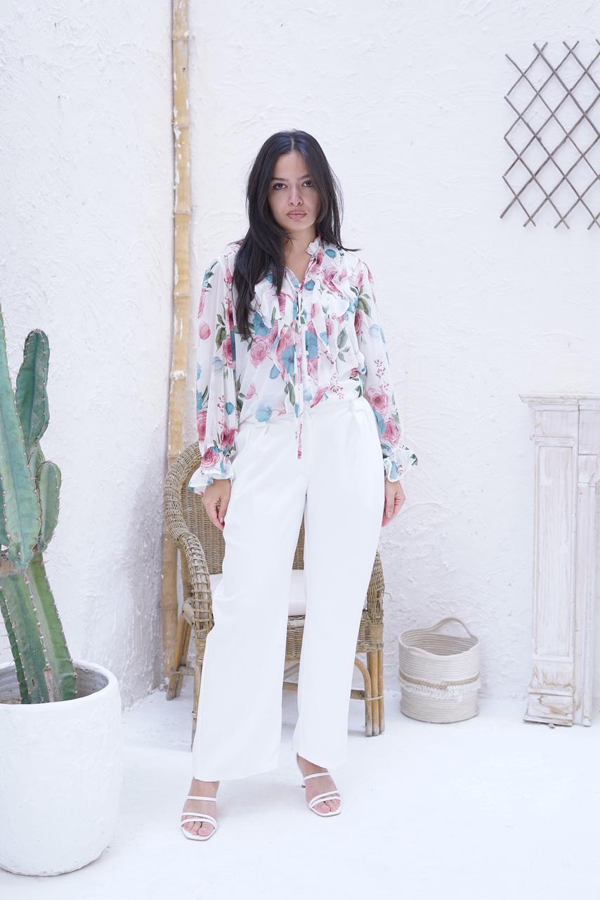 Floral Chiffon Blouse