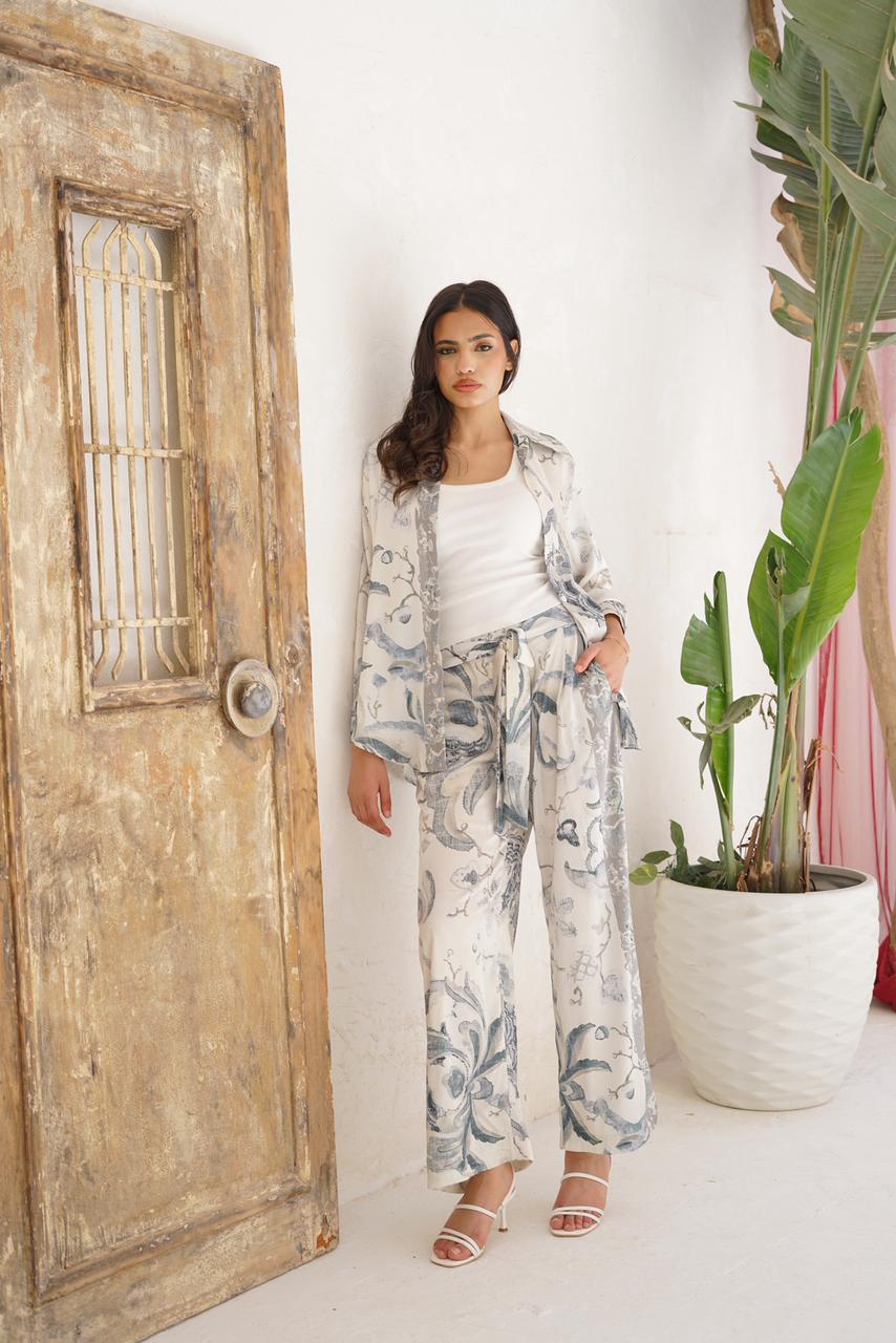 Armani Satin Print Set
