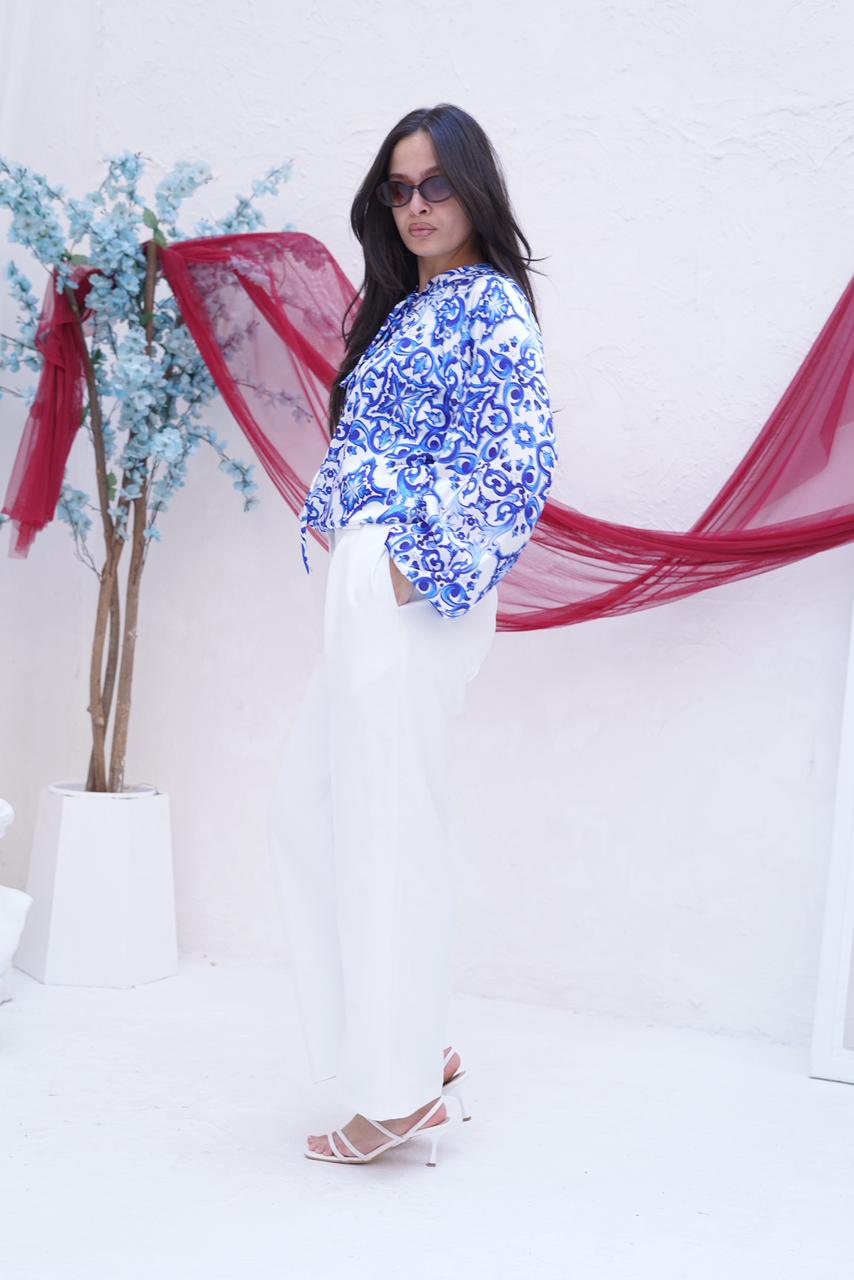 Rosaline Wide-Leg Trousers