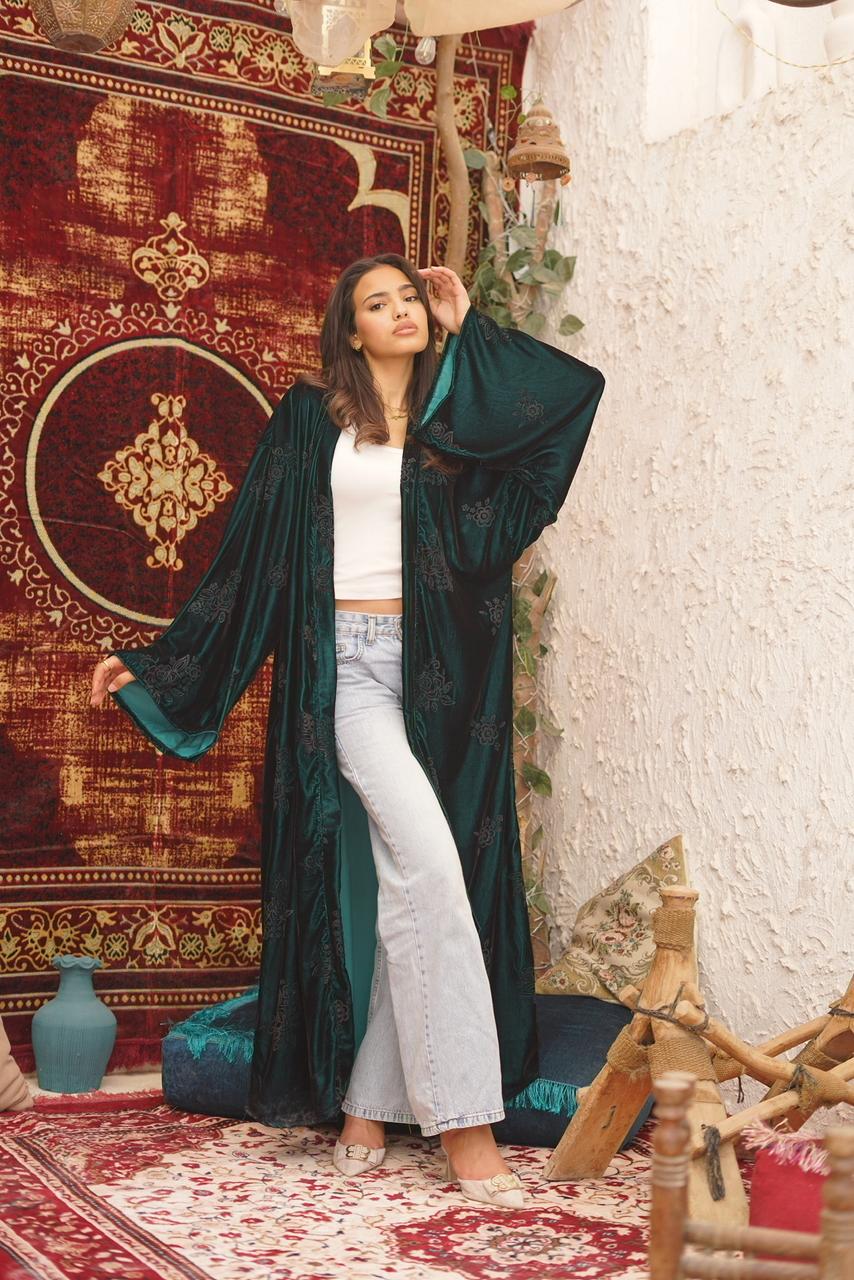 Emerald Teal Ramadan Kaftan
