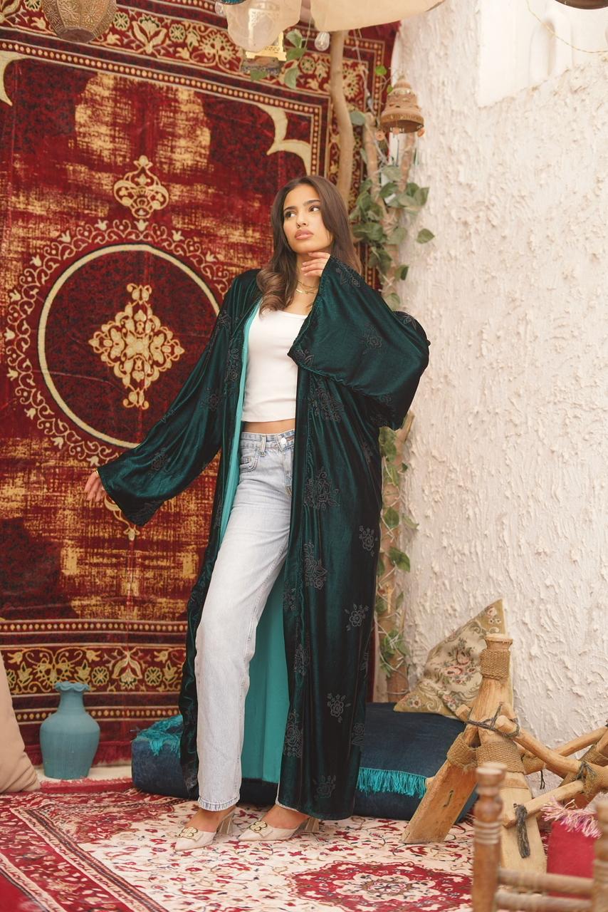 Emerald Teal Ramadan Kaftan