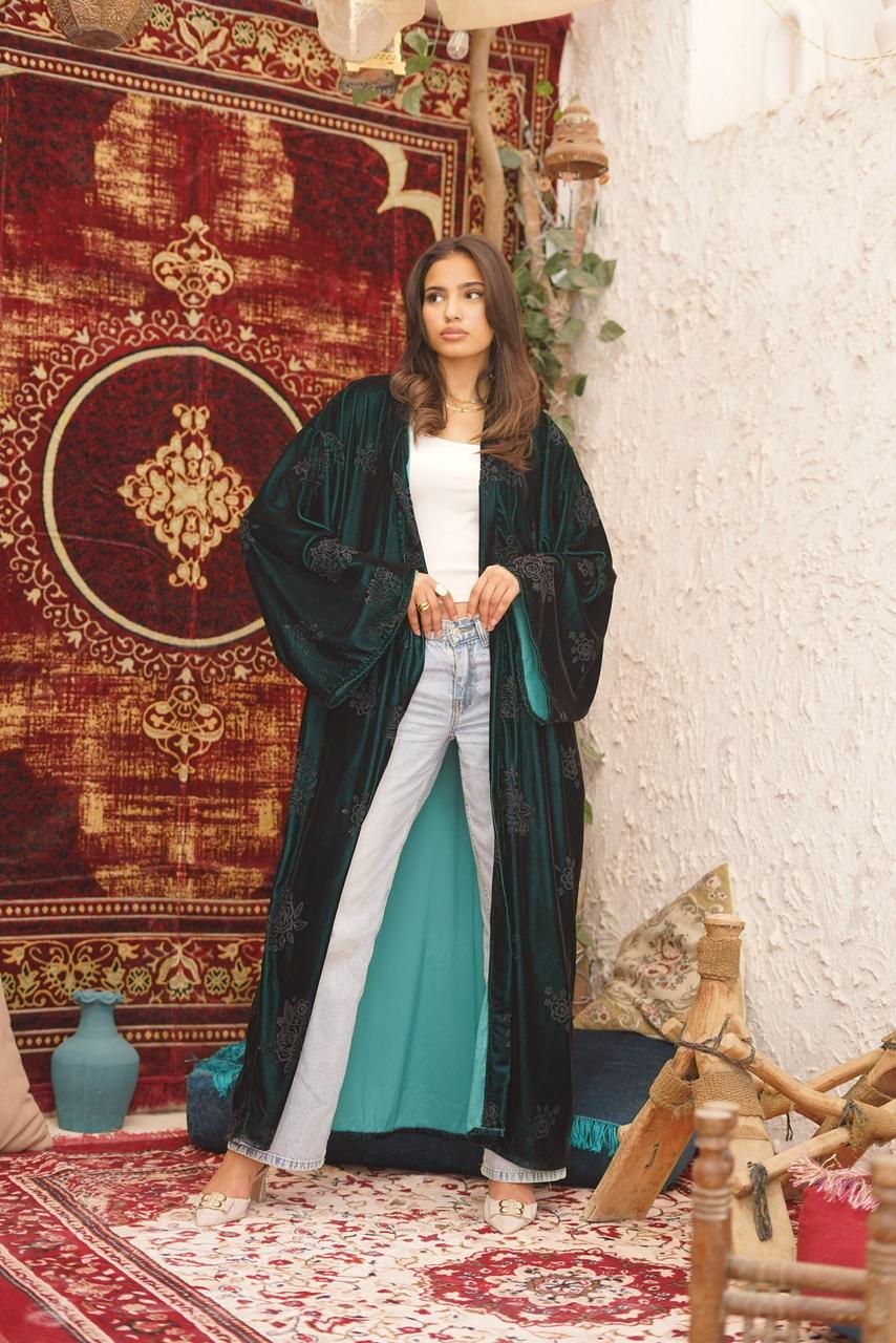 Emerald Teal Ramadan Kaftan