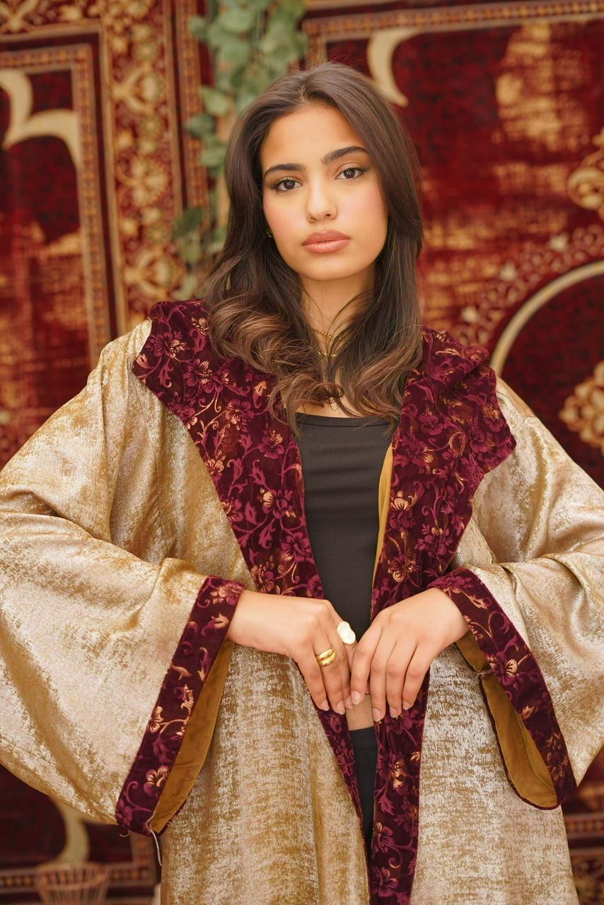 Golden Champagne Ramadan Kaftan