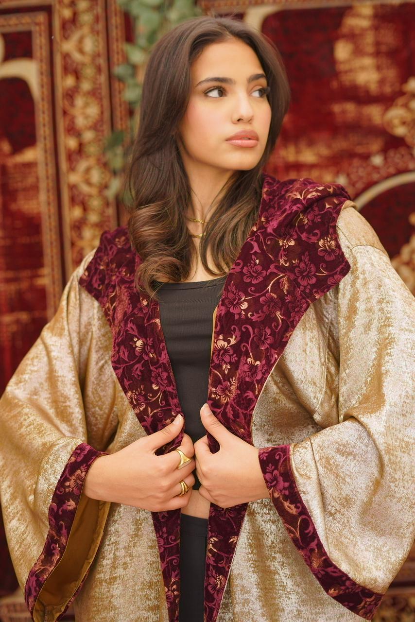 Golden Champagne Ramadan Kaftan