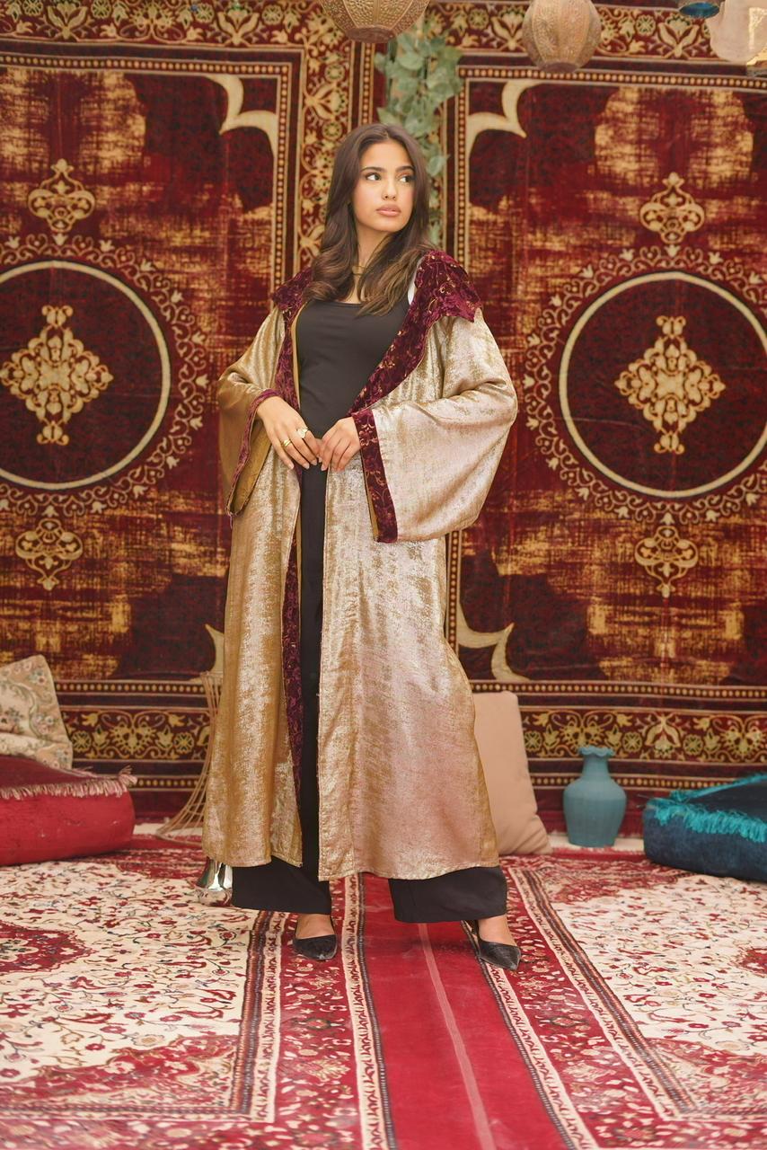 Golden Champagne Ramadan Kaftan