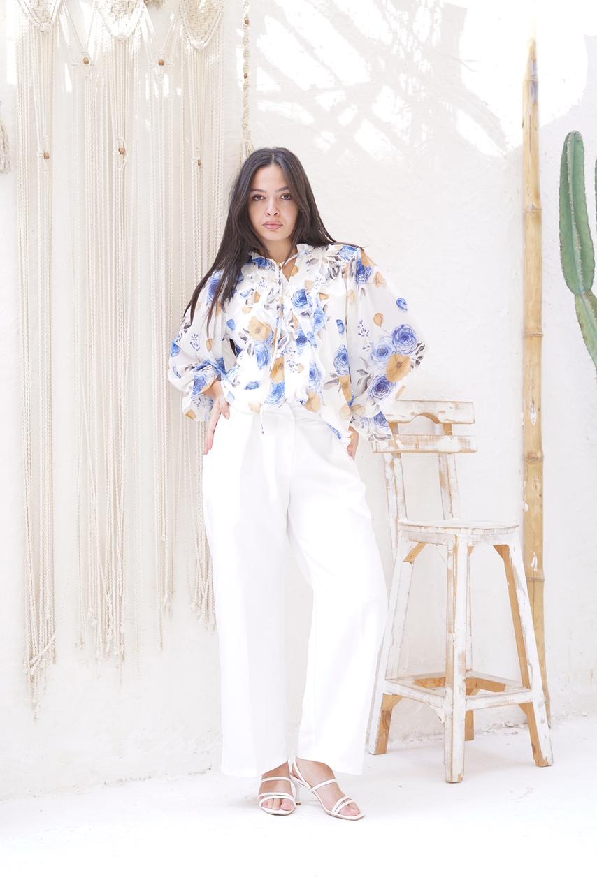 Floral Chiffon Blouse
