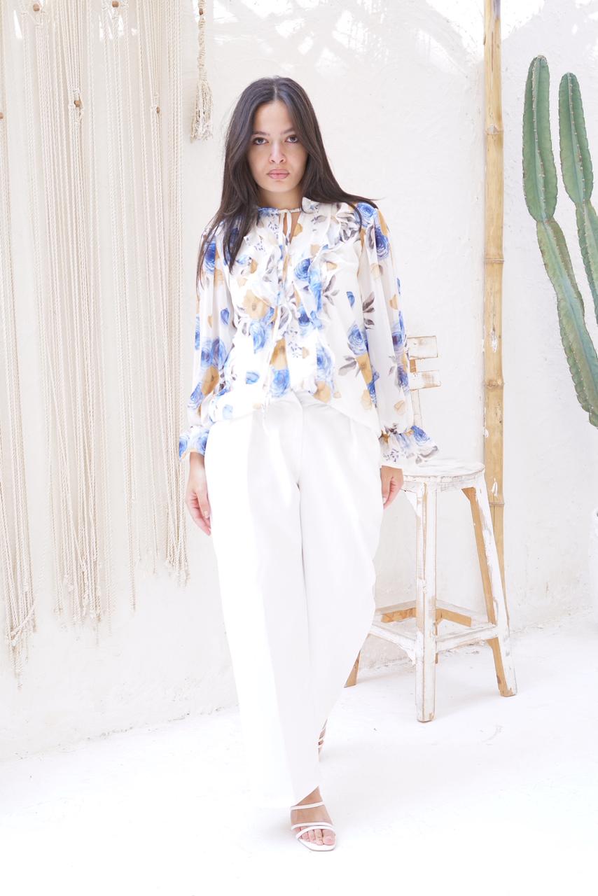 Floral Chiffon Blouse