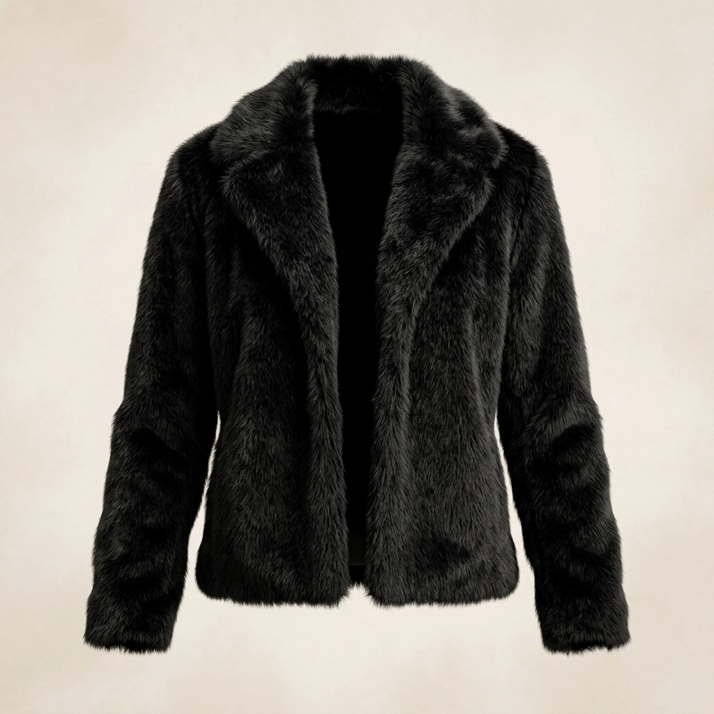 Midnight Luxe Fur Jacket