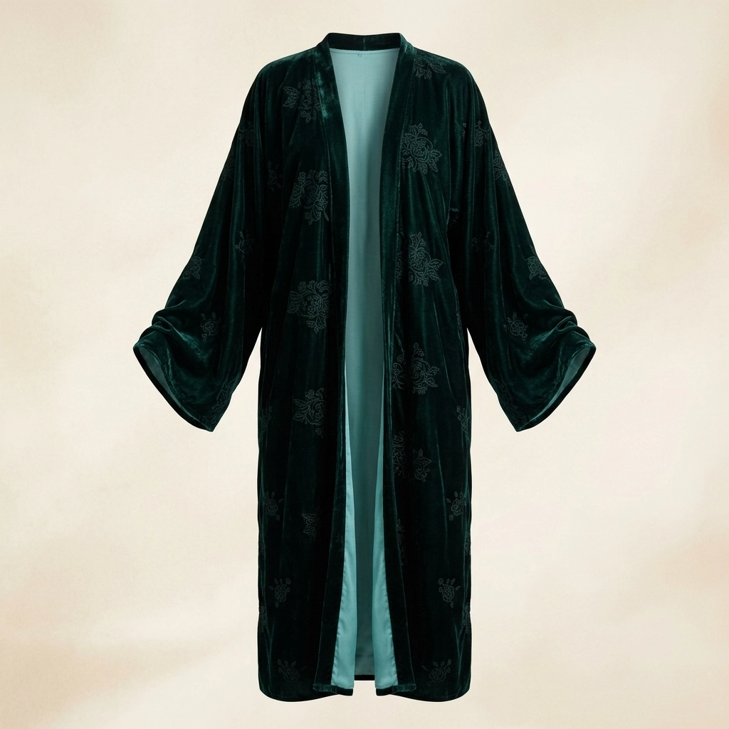 Emerald Teal Ramadan Kaftan